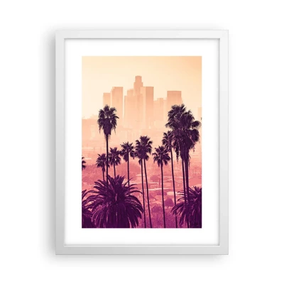 Poster in white frmae - Californian Landscape - 30x40 cm