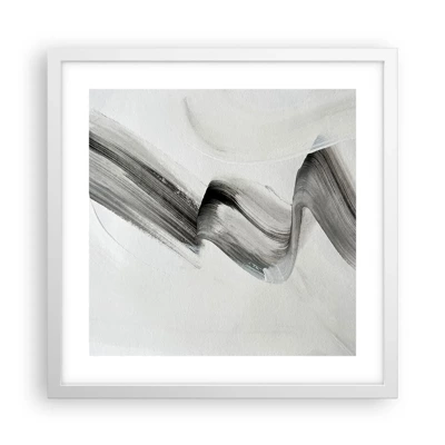 Poster in white frmae - Casually for Fun - 40x40 cm