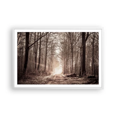 Poster in white frmae - Cathedral of the Forest - 91x61 cm