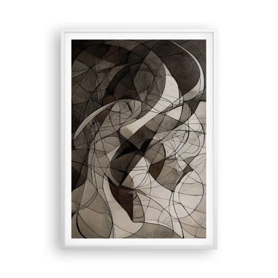 Poster in white frmae - Circulation of the Colours of the Earth - 70x100 cm