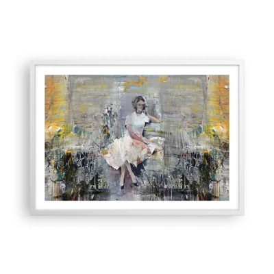 Poster in white frmae - Classical and Modern - 70x50 cm