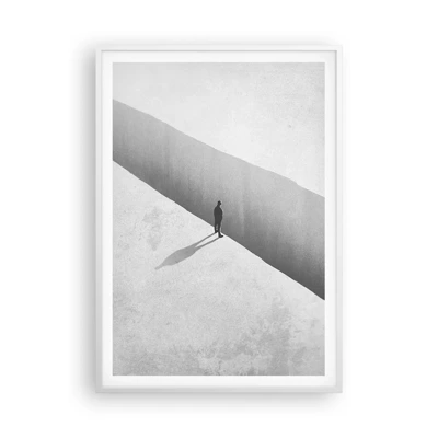 Poster in white frmae - Clear Goal - 70x100 cm