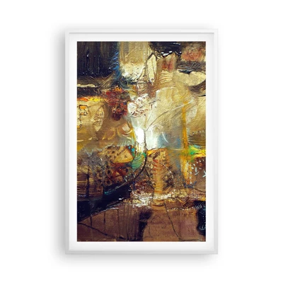 Poster in white frmae - Cold, Warm, Hot - 61x91 cm