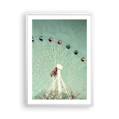 Poster in white frmae - Come Have Fun - 50x70 cm