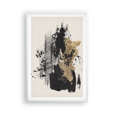 Poster in white frmae - Composition With Passion - 61x91 cm