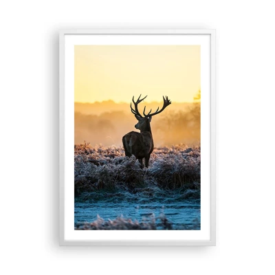 Poster in white frmae - Crowned in Its Kingdom - 50x70 cm