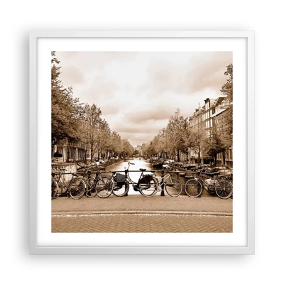 Poster in white frmae - Dutch Atmosphere - 50x50 cm