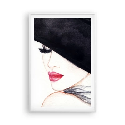Poster in white frmae - Elegance and Sensuality - 61x91 cm