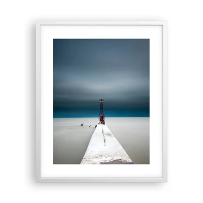 Poster in white frmae - Encounter with Infinity - 40x50 cm