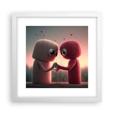 Poster in white frmae - Everyone Is Allowed to Love - 30x30 cm