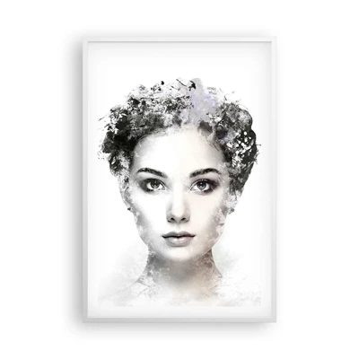Poster in white frmae - Extremely Stylish Portrait - 61x91 cm