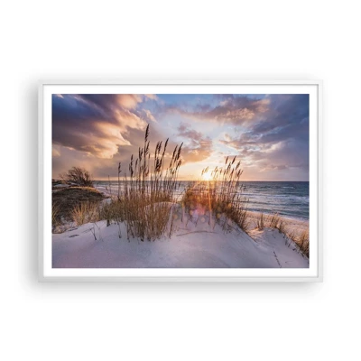 Poster in white frmae - Farewell to the Sun and Wind - 100x70 cm