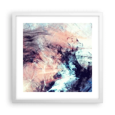 Poster in white frmae - Feel the Wind - 40x40 cm