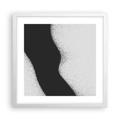 Poster in white frmae - Fluid Balance - 40x40 cm