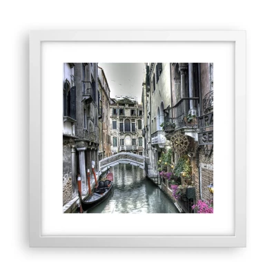 Poster in white frmae - For Centuries in Quiet Contemplation - 30x30 cm