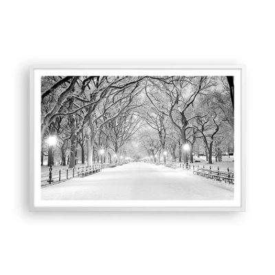 Poster in white frmae - Four Seasons: Winter - 91x61 cm