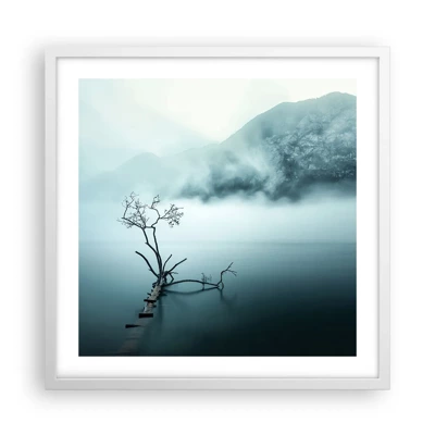 Poster in white frmae - From Water and Fog - 50x50 cm