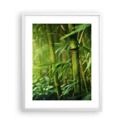 Poster in white frmae - Getting to Know the Green - 40x50 cm