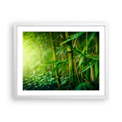 Poster in white frmae - Getting to Know the Green - 50x40 cm