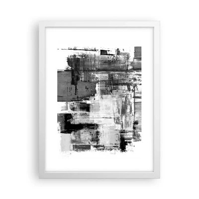 Poster in white frmae - Grey is Beautiful - 30x40 cm