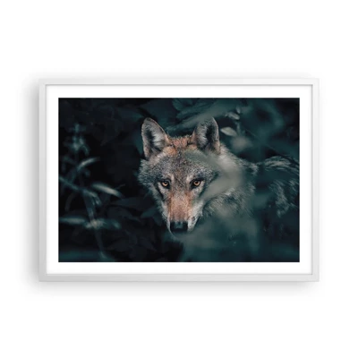 Poster in white frmae - Hunter - 70x50 cm