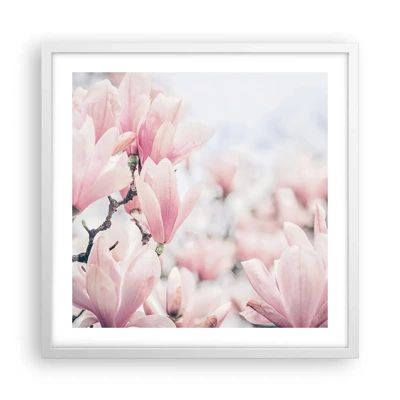 Poster in white frmae - Ideal of Subtlety - 50x50 cm