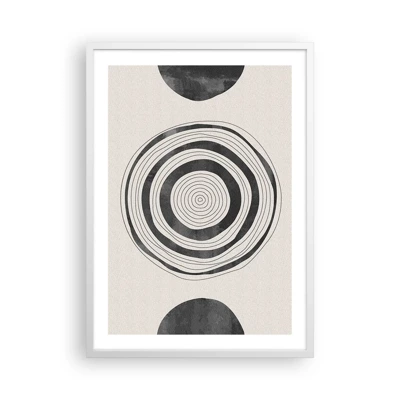 Poster in white frmae - Important What's in Between - 50x70 cm