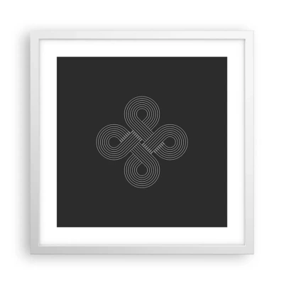 Poster in white frmae - In Celtic Spirit - 40x40 cm