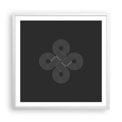 Poster in white frmae - In Celtic Spirit - 60x60 cm