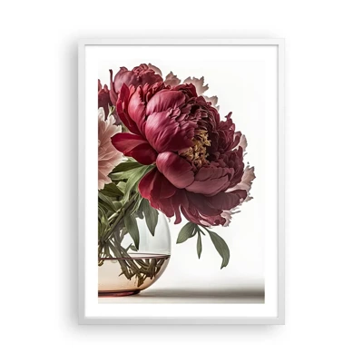 Poster in white frmae - In Full Bloom of Beauty - 50x70 cm