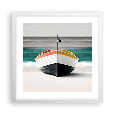 Poster in white frmae - In Its Place - 40x40 cm