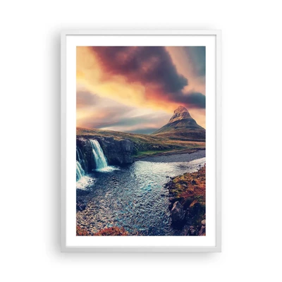 Poster in white frmae - In Majesty of Nature - 50x70 cm