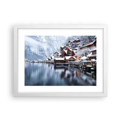 Poster in white frmae - In Winter Decoration - 40x30 cm