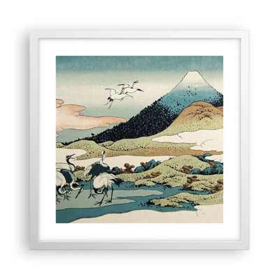 Poster in white frmae - In a Japanese Spirit - 40x40 cm