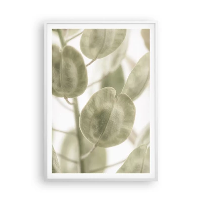 Poster in white frmae - In the Beginning There Were Leaves… - 70x100 cm