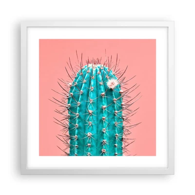 Poster in white frmae - Just Look - 40x40 cm
