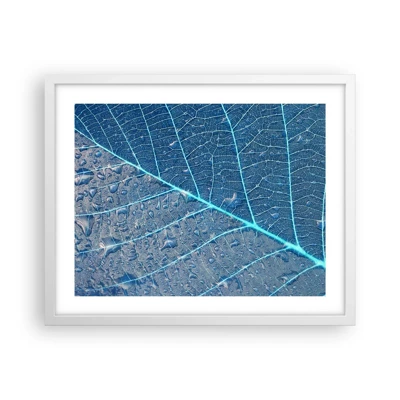 Poster in white frmae - Life in the Blue - 50x40 cm