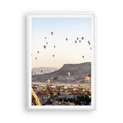 Poster in white frmae - Like Ships in the Sky - 70x100 cm
