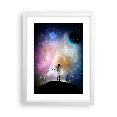 Poster in white frmae - Little Prince - 30x40 cm