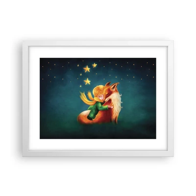 Poster in white frmae - Little Prince - 40x30 cm