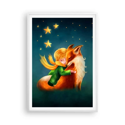 Poster in white frmae - Little Prince - 70x100 cm