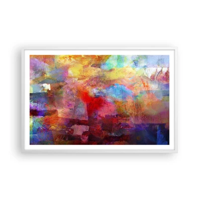 Poster in white frmae - Looking inside the Rainbow - 91x61 cm