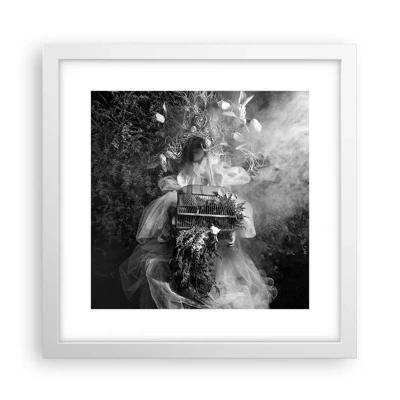 Poster in white frmae - Mother Nature - 30x30 cm