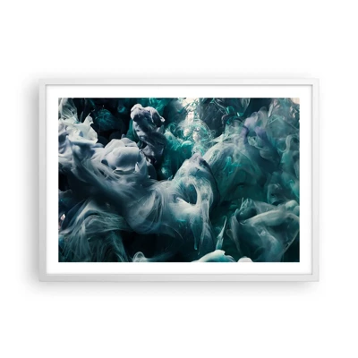 Poster in white frmae - Movement of Colour - 70x50 cm