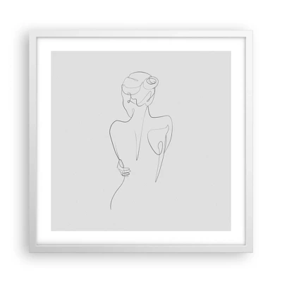 Poster in white frmae - Music of the Body - 50x50 cm