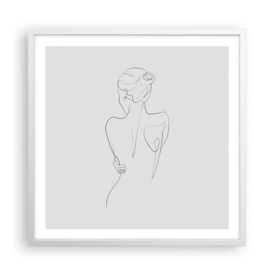 Poster in white frmae - Music of the Body - 60x60 cm