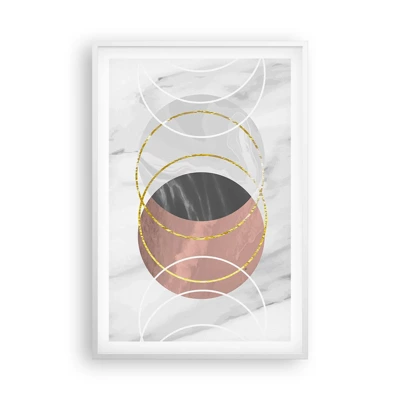 Poster in white frmae - Music of the Spheres - 61x91 cm