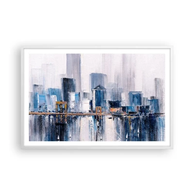 Poster in white frmae - New York Impression - 91x61 cm