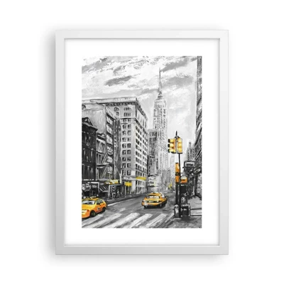 Poster in white frmae - New York Tale - 30x40 cm