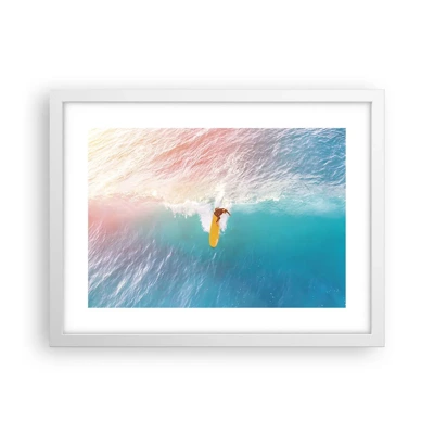 Poster in white frmae - Ocean Rider - 40x30 cm